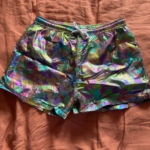 Brand new shiny swimming trunks